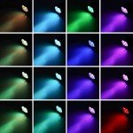 RGB LED Underwater Pond Lights with Spiked Stand