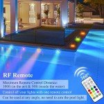 Rechargeable RGB Pool Lights with Remote – 2 Pack