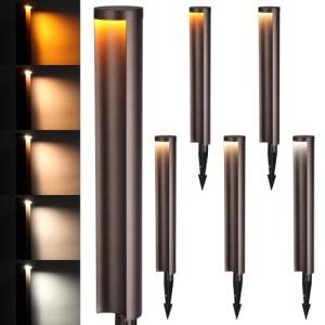 LEONLITE 5W Low Voltage LED Pathway Lights - 6 Pack