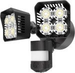 SANSI 54W LED Motion Sensor Outdoor Floodlight