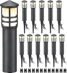 12-Pack Outdoor Low Voltage Pathway Lights