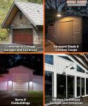 Gama Sonic Solar Barn Light with Dusk to Dawn Sensor