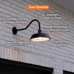 Gama Sonic Solar Barn Light with Dusk to Dawn Sensor