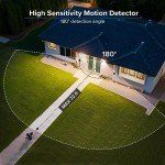 SANSI 54W LED Motion Sensor Outdoor Floodlight