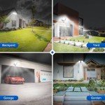 SANSI 54W LED Motion Sensor Outdoor Floodlight