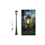Emliviar 82" Solar LED Street Lamp with Remote
