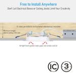 Ultra-Thin 10W Dimmable Recessed Ceiling Lights