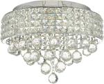 Elegant 6-Light Round Crystal Ceiling Chandelier