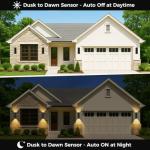 KIZON Smart RGB Outdoor Sconce Lights (2 Pack)