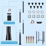 13Ft Adjustable Metal Solar Street Light Pole