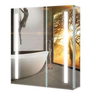 Tokvon® LED Mirrored Bathroom Cabinet with Motion Sensor
