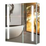 Tokvon® LED Mirrored Bathroom Cabinet with Motion Sensor