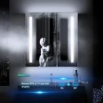 Tokvon® LED Mirrored Bathroom Cabinet with Motion Sensor