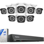 16CH 4K Security Camera System with Night Vision