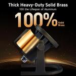 Brass LED Underwater Pond Light by Gardencoin