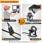 Brass LED Underwater Pond Light by Gardencoin