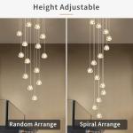 14-Light Adjustable LED Pendant Chandelier for Dining
