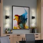 Rechargeable Wireless Wall Sconce Set with Remote