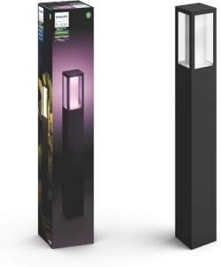 Philips Hue Outdoor Ambiance Pedestal Light - Black