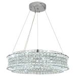 Modern Crystal Chandelier LED Pendant Light 60cm