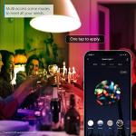 Smart RGB Candle Bulbs with Music Sync (2-Pack)
