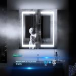 Tokvon® LED Bathroom Mirror Cabinet with Anti-Fog