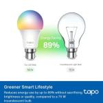 Tapo Smart Bulb: Bright, Dimmable, Voice-Controlled