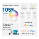 Tapo Smart Bulb: Bright, Dimmable, Voice-Controlled