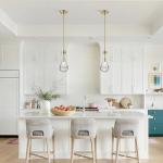 Gold Hand-Blown Glass Pendant Light Fixture