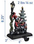 Lulu Decor Bear & Kids Christmas Stocking Holder