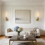 Brass Wall Sconces Set of Two - 19" Gold