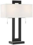Neil Modern Rustic Table Lamp with USB Port