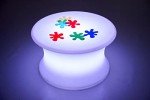 White Sensory Mood Table by TickiT