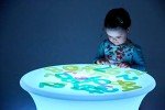 White Sensory Mood Table by TickiT