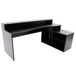 L-Shaped Corner Gaming Desk with LED Lights