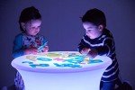 White Sensory Mood Table by TickiT