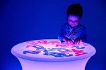 White Sensory Mood Table by TickiT