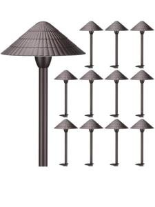 12-Pack LED Low Voltage Landscape Path Lights