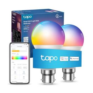 Tapo Smart Multicolor Bulbs, Works with Alexa & Google Home