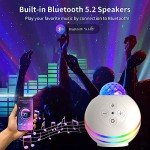 FLEVO Galaxy Star Projector with Remote & Speaker