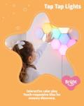 Touch Sensitive Hexagonal LED Lights Set (10)