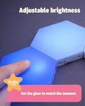 Touch Sensitive Hexagonal LED Lights Set (10)