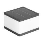 Solar Outdoor Pillar Light with Warm LED Glow