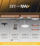 12 Pack 6-Inch Dimmable Ultra-Thin LED Downlight