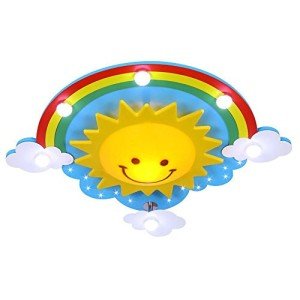 Rainbow Ceiling Lamp for Kids' Rooms