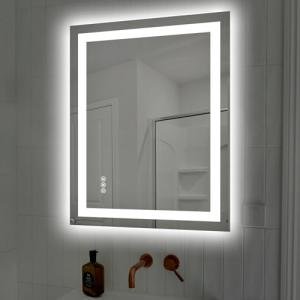Hivone Dimmable LED Wall Vanity Mirror 28"x36