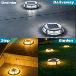SIEDiNLAR Solar Deck Lights - 12 Pack, 2 Modes