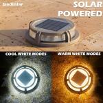 SIEDiNLAR Solar Deck Lights - 12 Pack, 2 Modes