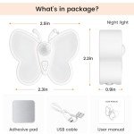 Dimmable Butterfly LED Night Light - 2 Packs