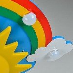 Rainbow Ceiling Lamp for Kids' Rooms